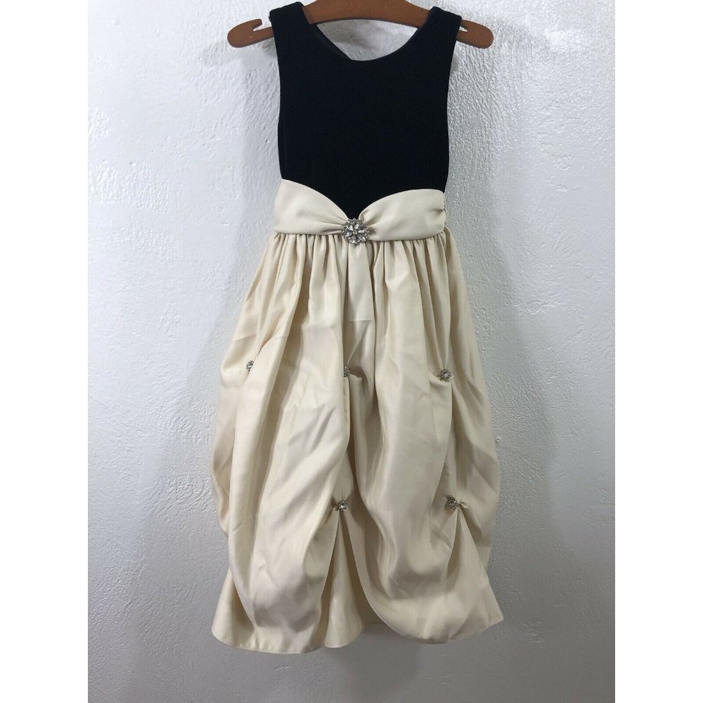 American Princess Dress Velour Top Rhinestones Wedding Christmas Event